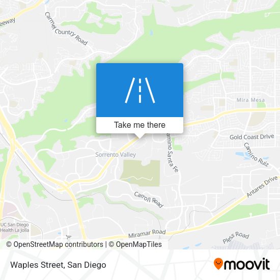 Mapa de Waples Street