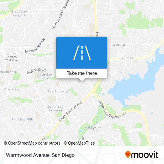 Mapa de Warmwood Avenue