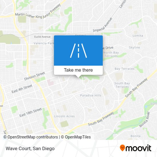 Mapa de Wave Court