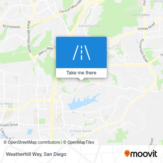 Mapa de Weatherhill Way