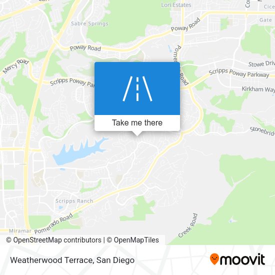 Weatherwood Terrace map