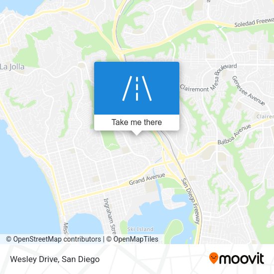 Mapa de Wesley Drive