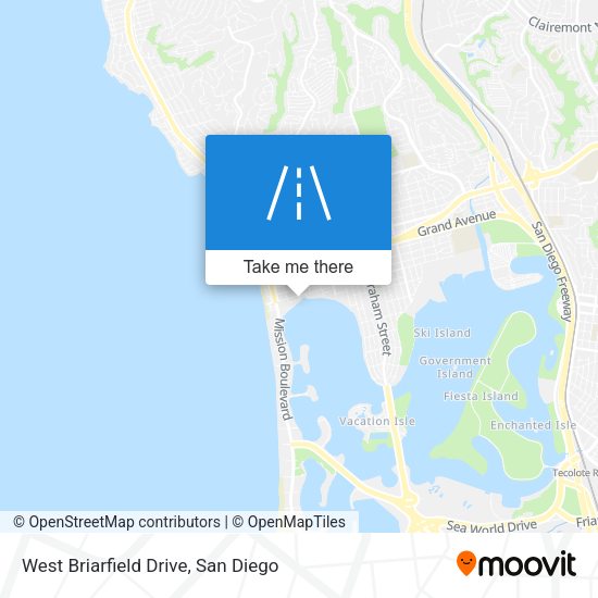 Mapa de West Briarfield Drive