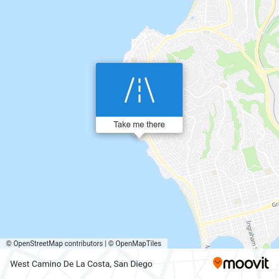 West Camino De La Costa map