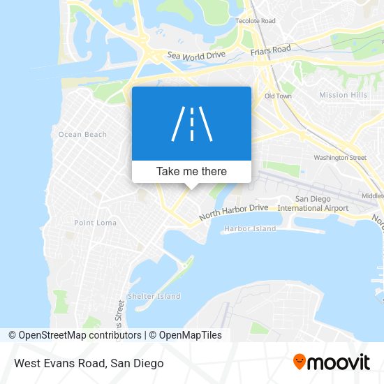 Mapa de West Evans Road