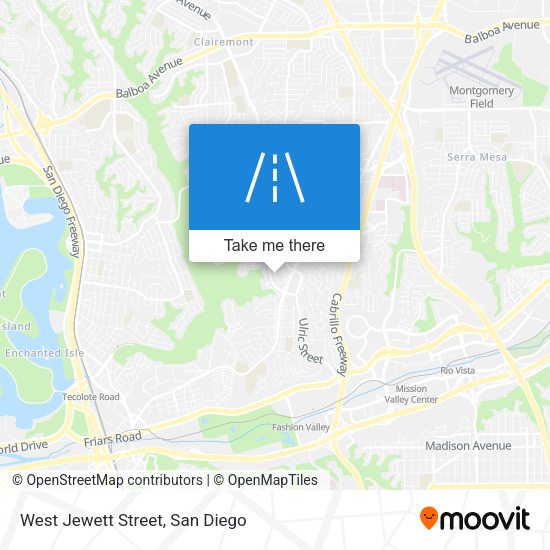 Mapa de West Jewett Street