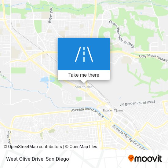Mapa de West Olive Drive