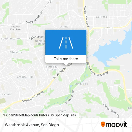 Westbrook Avenue map