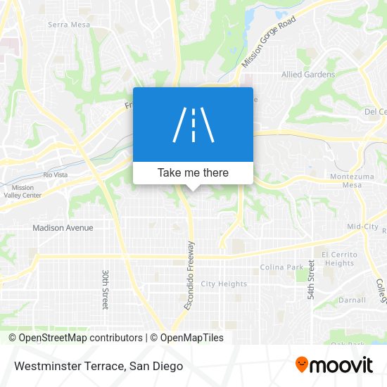 Mapa de Westminster Terrace