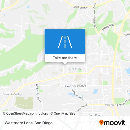 Mapa de Westmore Lane