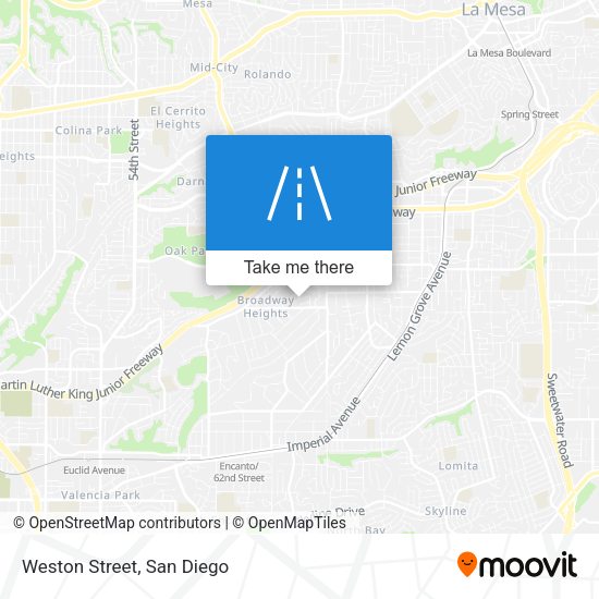 Mapa de Weston Street