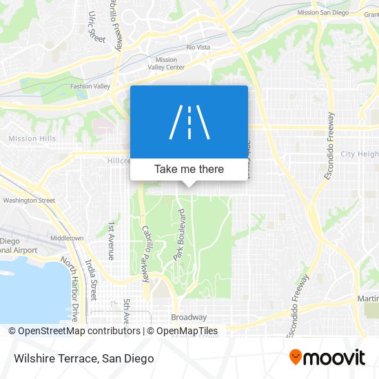 Wilshire Terrace map