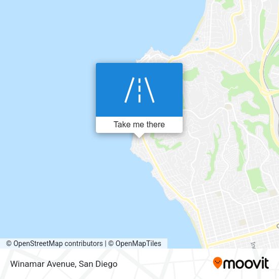 Winamar Avenue map