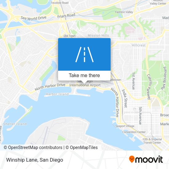 Mapa de Winship Lane