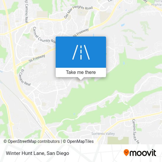 Mapa de Winter Hunt Lane