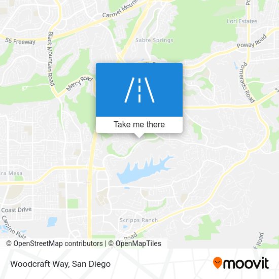 Mapa de Woodcraft Way