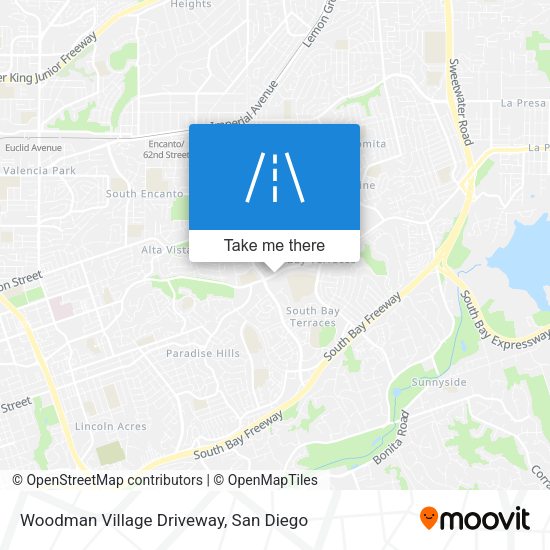 Woodman Village Driveway map