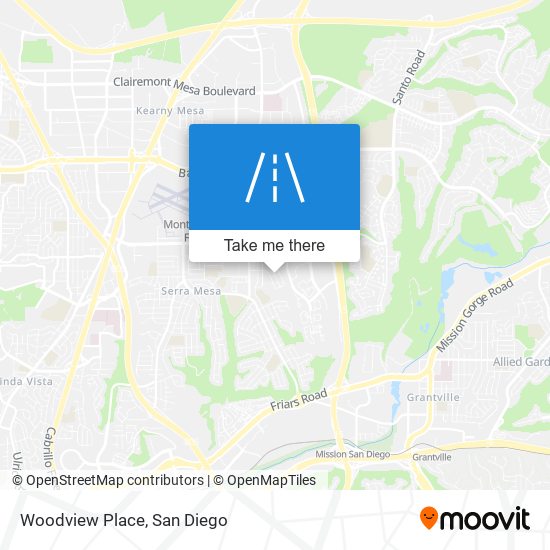 Woodview Place map