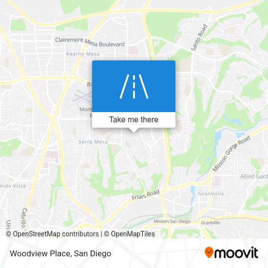 Mapa de Woodview Place