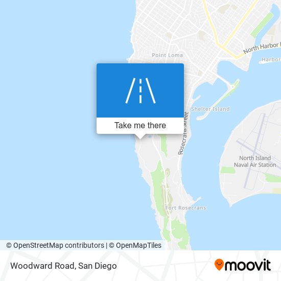 Mapa de Woodward Road