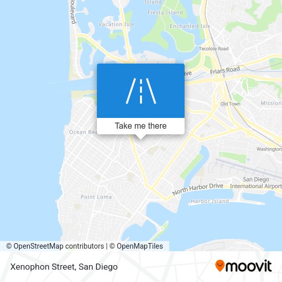 Xenophon Street map