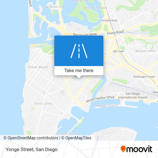 Mapa de Yonge Street