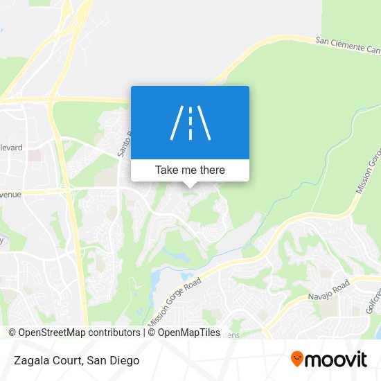 Mapa de Zagala Court