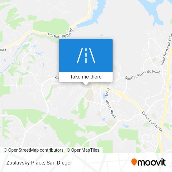 Mapa de Zaslavsky Place