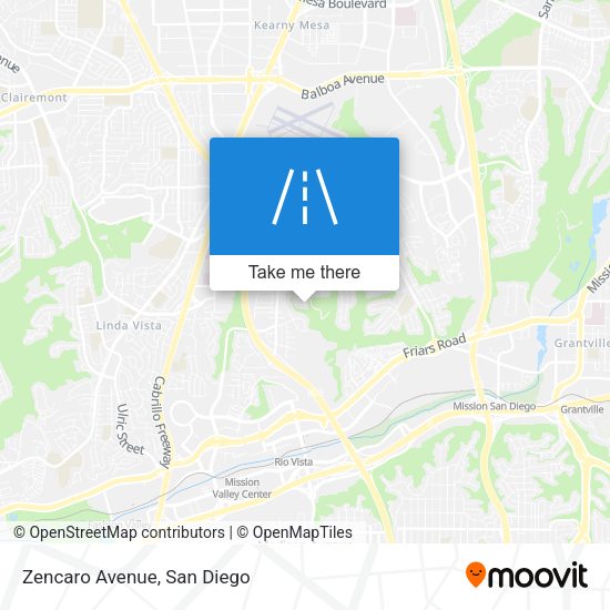 Mapa de Zencaro Avenue