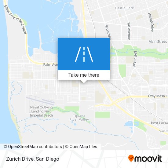Mapa de Zurich Drive