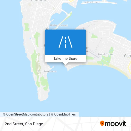 2nd Street map