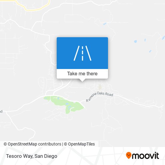 Tesoro Way map