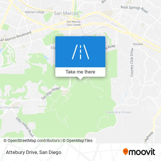 Attebury Drive map