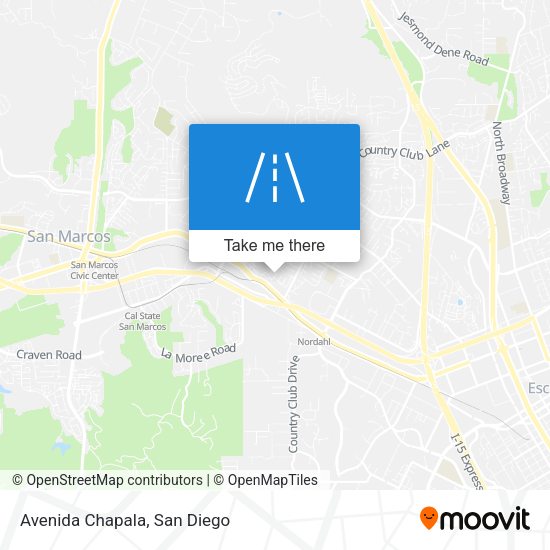 Mapa de Avenida Chapala