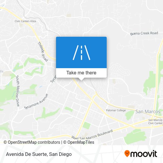 Avenida De Suerte map