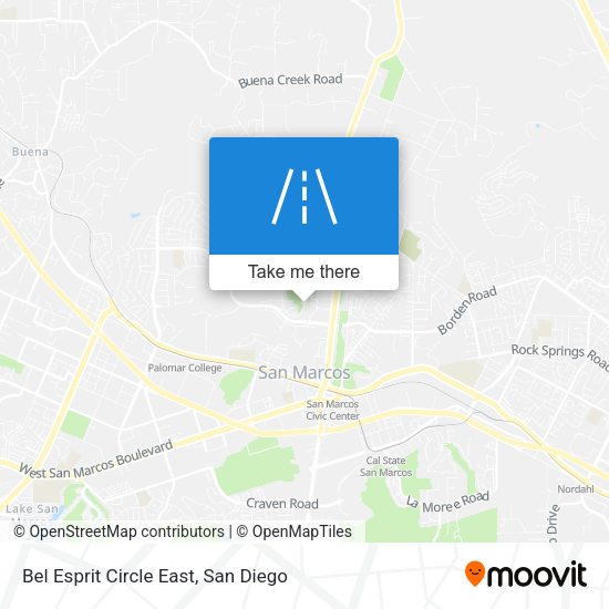 Bel Esprit Circle East map