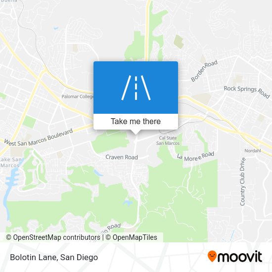 Mapa de Bolotin Lane