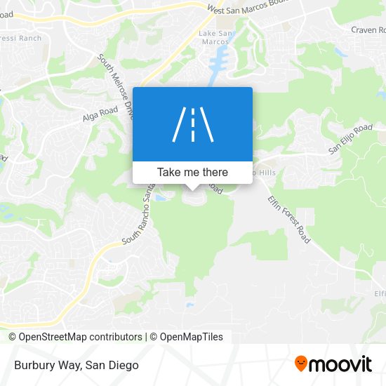 Mapa de Burbury Way