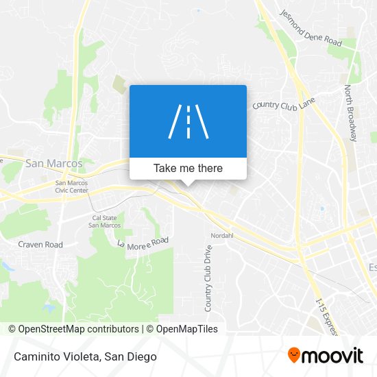 Mapa de Caminito Violeta