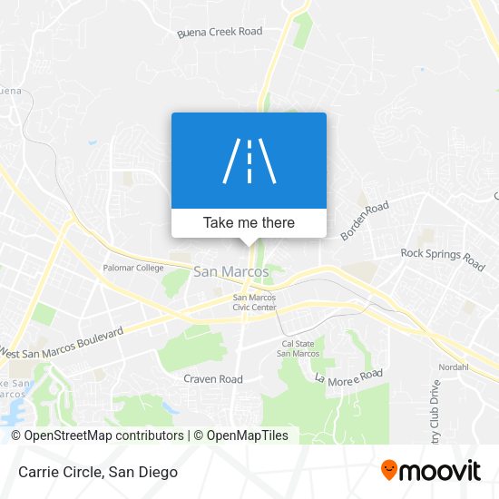 Mapa de Carrie Circle