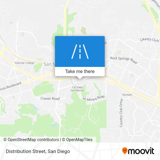 Mapa de Distribution Street