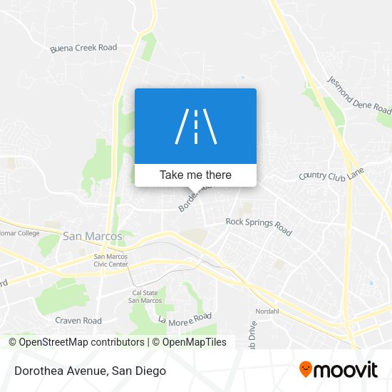 Mapa de Dorothea Avenue