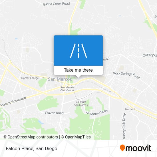 Mapa de Falcon Place