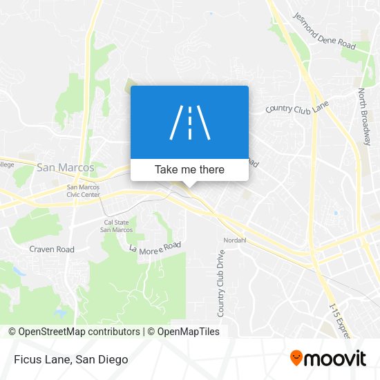 Mapa de Ficus Lane