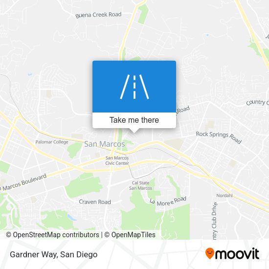 Mapa de Gardner Way