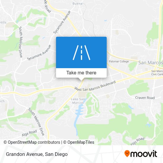 Mapa de Grandon Avenue