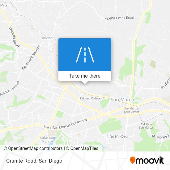Mapa de Granite Road