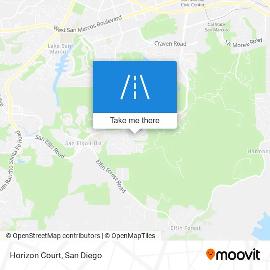 Horizon Court map