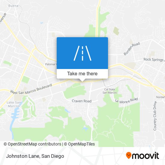 Johnston Lane map