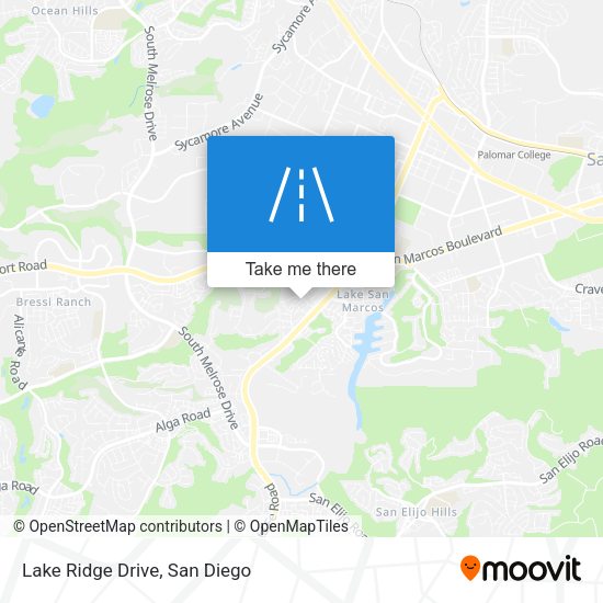 Mapa de Lake Ridge Drive